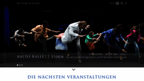 What Aalto-ballett-theater.de website looked like in 2021 (2 years ago)