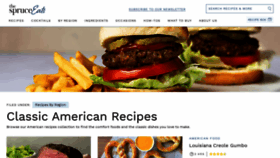 What Americanfood.about.com website looked like in 2021 (2 years ago)