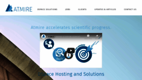 What Atmire.com website looked like in 2021 (2 years ago)