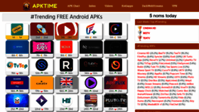 What Apktime.com website looked like in 2021 (2 years ago)
