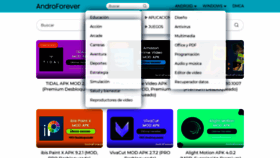 What Androforever.com website looked like in 2021 (2 years ago)