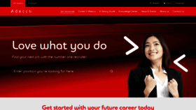 What Adecco.co.th website looked like in 2021 (2 years ago)