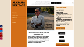 What Alabamaheritage.com website looked like in 2021 (2 years ago)