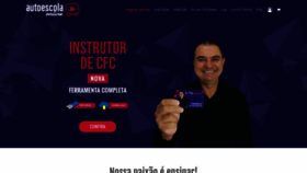 What Autoescolaonline.net website looked like in 2021 (3 years ago)