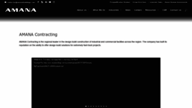 What Amanabuildings.com website looked like in 2021 (2 years ago)