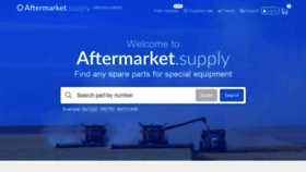 What Aftermarket.supply website looked like in 2021 (2 years ago)