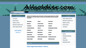What Allsoldier.com website looked like in 2021 (2 years ago)