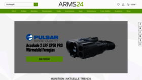 What Arms24.com website looked like in 2021 (2 years ago)