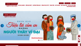 What Apaxleaders.edu.vn website looked like in 2021 (2 years ago)
