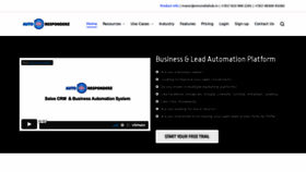 What Autoresponderz.com website looked like in 2021 (2 years ago)