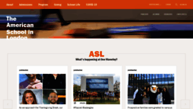 What Asl.org website looked like in 2021 (2 years ago)