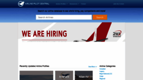 What Airlinepilotcentral.com website looked like in 2021 (2 years ago)