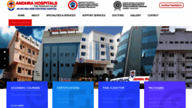 What Andhrahospitals.org website looked like in 2021 (2 years ago)