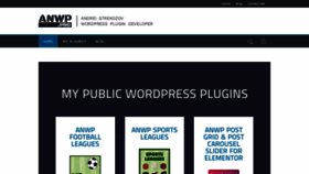 What Anwp.pro website looked like in 2021 (2 years ago)