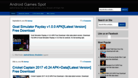 What Androidgamesspot.net website looked like in 2021 (2 years ago)
