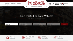 What Aceauto.co.za website looked like in 2021 (2 years ago)