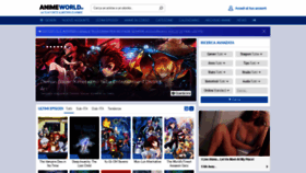 What Animeworld.tv website looked like in 2021 (2 years ago)