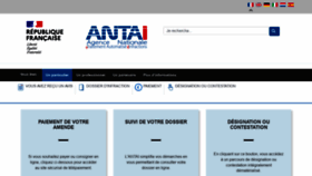 What Antai.gouv.fr website looked like in 2021 (2 years ago)