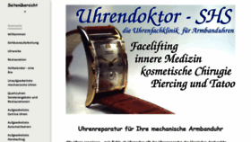 What Armbanduhrfachklinik.de website looked like in 2021 (2 years ago)