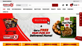 What Aachifoods.com website looked like in 2021 (2 years ago)