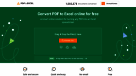 What Altoconvertpdftoexcel.com website looked like in 2021 (2 years ago)