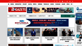 What Agazete.com.tr website looked like in 2021 (2 years ago)