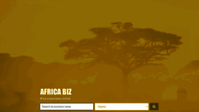 What Africabizinfo.com website looked like in 2021 (2 years ago)