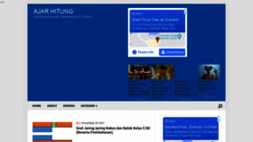 What Ajarhitung.com website looked like in 2021 (2 years ago)