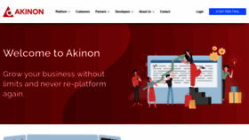 What Akinon.net website looked like in 2021 (2 years ago)