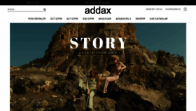 What Addax.com.tr website looked like in 2021 (2 years ago)