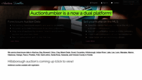 What Auctiontumbler.com website looked like in 2021 (2 years ago)