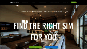 What Aboutgolf.com website looked like in 2021 (2 years ago)