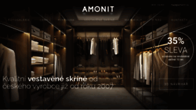 What Amonit.cz website looked like in 2021 (2 years ago)