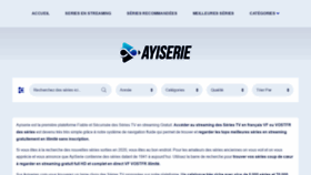 What Ayiserie.com website looked like in 2021 (2 years ago)