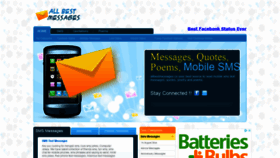 What Allbestmessages.com website looked like in 2021 (2 years ago)