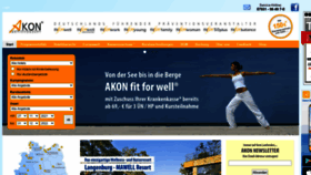 What Akon.de website looked like in 2021 (2 years ago)