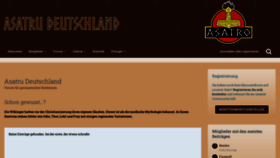What Asatru-forum.de website looked like in 2021 (2 years ago)