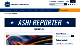 What Ashireporter.org website looked like in 2021 (2 years ago)