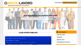 What Ascolilavoro.it website looked like in 2021 (2 years ago)