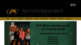 What Alvordisd.net website looked like in 2021 (2 years ago)