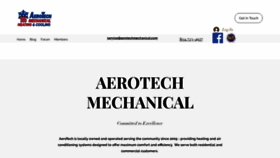 What Aerotechmechanical.com website looked like in 2021 (2 years ago)