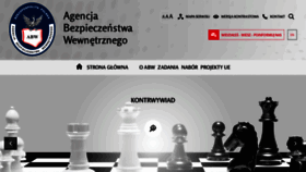 What Abw.gov.pl website looked like in 2021 (2 years ago)