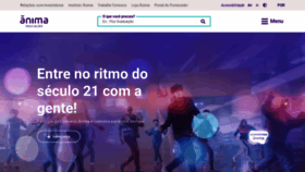 What Animaeducacao.com.br website looked like in 2021 (2 years ago)
