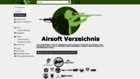 What Airsoft-verzeichnis.de website looked like in 2021 (2 years ago)