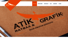 What Atikgrafik.com website looked like in 2021 (3 years ago)