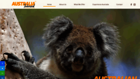 What Australia-inbound.com website looked like in 2021 (2 years ago)