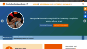 What Aerztinnenbund.de website looked like in 2021 (2 years ago)