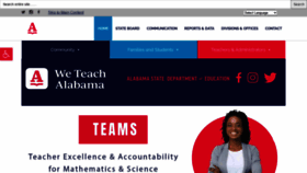 What Alabamaachieves.org website looked like in 2021 (2 years ago)