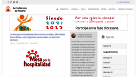 What Archimadrid.org website looked like in 2021 (3 years ago)