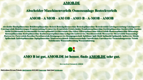 What Amob.de website looked like in 2021 (3 years ago)